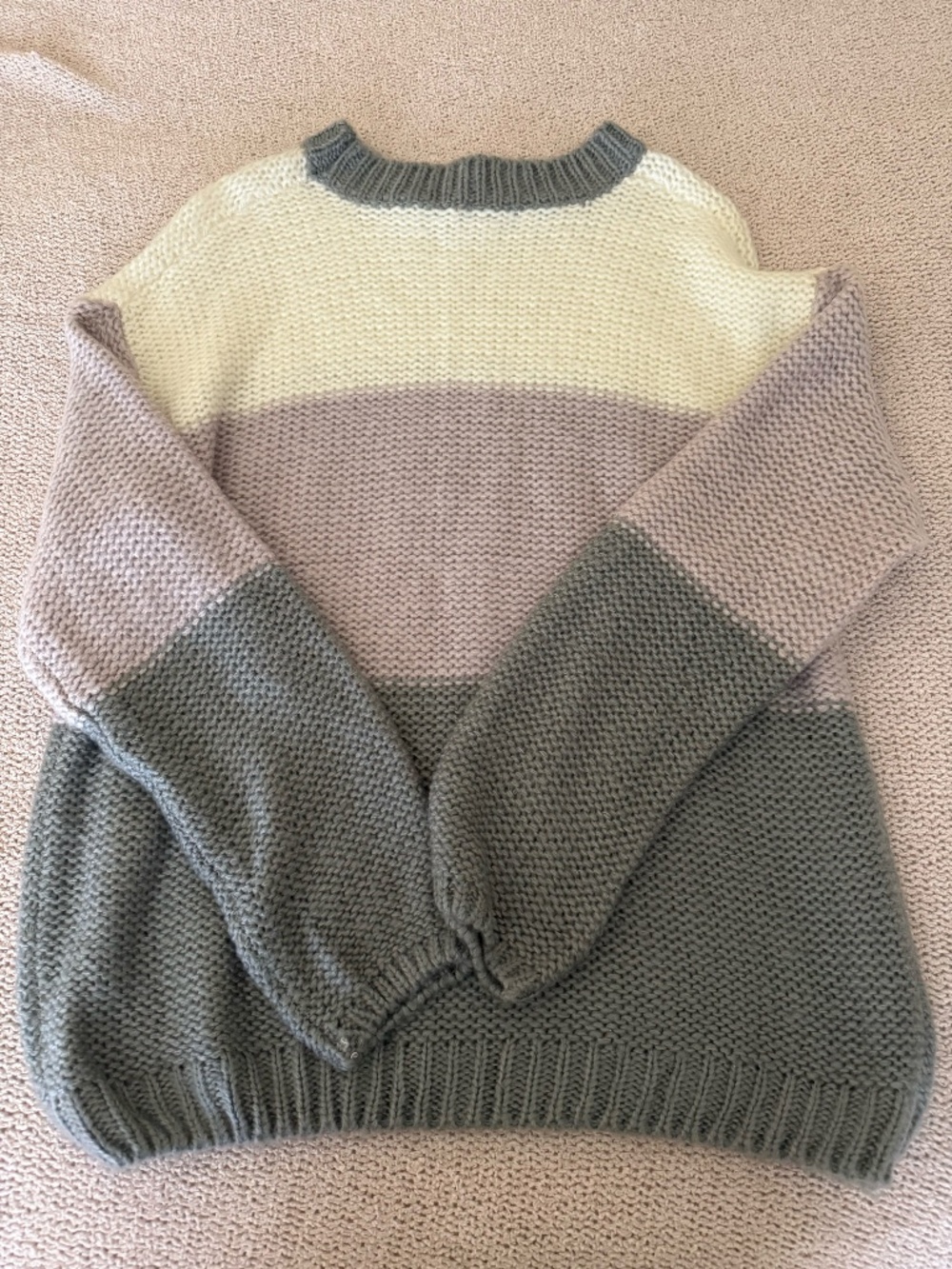 Oversized Crochet Sweater